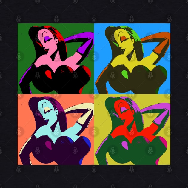 Pop art - Jessica Rabbit by alened